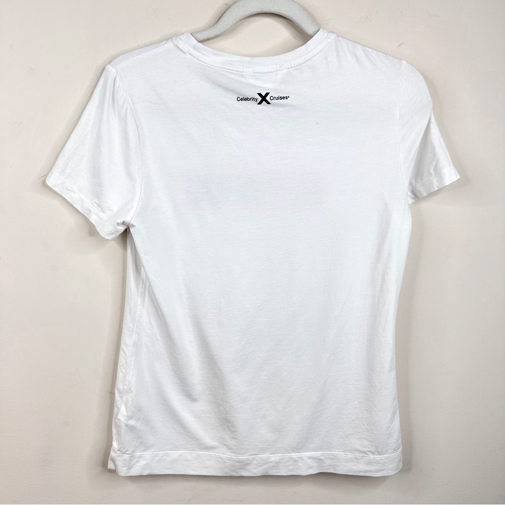 Athleta Outbound Tee Simone Biles Use Your Voice Bright White Top Small - Picture 11 of 14